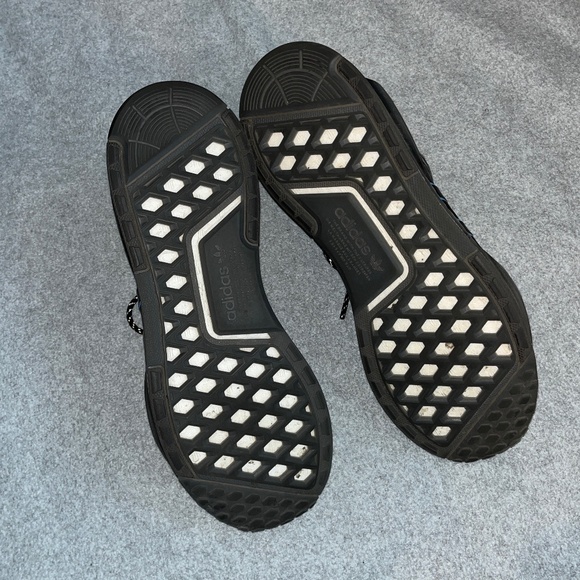 Adidas MND V3 Sneakers Shoes Mens 10.5 Black Blue Athletic
